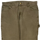Dickies Carpenter Trousers - 39W 30L Khaki Cotton