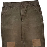 Carhartt Double Knee Carpenter Trousers - 36W 30L Brown Cotton