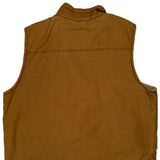 Dickies Sherpa Lined Vest - 3XL Brown Cotton