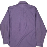 Ralph Lauren Checked Shirt - Large Purple Cotton