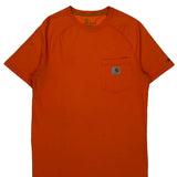 Force Carhartt T-Shirt - Small Orange Cotton