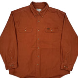 Carhartt Shirt - 2XL Orange Cotton