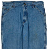 Wrangler Carpenter Pants - 38W 32L Blue Cotton