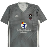 Broomfield Soccer Club Adidas Football Shirt - Small Grey Polyester