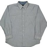 Tommy Hilfiger Striped Shirt - XL Blue Cotton