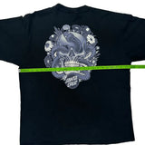 Santa Cruz Graphic T-Shirt - Large Blue Cotton