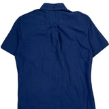Tommy Hilfiger Slim Fit Short Sleeve Shirt - Small Blue Cotton