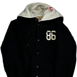 Elyria Pioneers 86 Empire Varsity Jacket - XS White Wool Blend