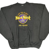 Las Vegas Hard Rock Cafe Graphic Sweatshirt - XL Black Cotton