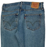 Levis Regular Fit Jeans - 34W 30L Blue Denim