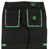 Francois Girbaud Double Knee Cargo Pants - 38W 30L Green Cotton