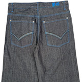 Billionaire Boys Club Contrast Stitch Denim Shorts - 36W 12L Gray Cotton Blend