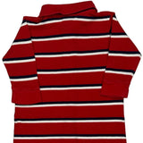 Age 9 Months Polo By Ralph Lauren Striped Playsuit - 3XS Red Cotton