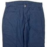 Carhartt Trousers - 34W 30L Navy Cotton