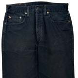 Levis Jeans - 32W 27L Black Cotton