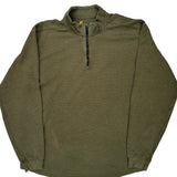 Carhartt 1/4 Zip - 2XL Green Cotton