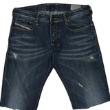 Diesel Denim Shorts - 32W 12L Dark Wash Denim