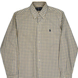 Ralph Lauren Checked Shirt - Medium Blue Cotton