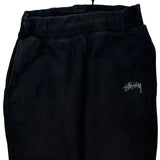 Stussy Joggers - Medium Black Cotton