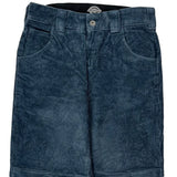 Dickies Double Knee Cord Pants - 30″ Waist Blue Corduroy