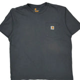 Carhartt T-Shirt - Large Gray Cotton
