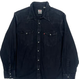 Levis Denim Shirt - XL Black Denim