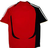 Germany National Team 2005/07 Adidas Away Football Shirt - Large Red Polyester