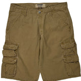 Wrangler Cargo Shorts - 32W 10L Khaki Cotton