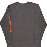Carhartt Tall Long Sleeve T-Shirt - XL Grey Cotton