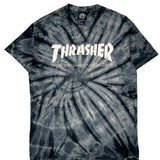 Thrasher Tie-Dye T-Shirt - Medium Black & White Cotton