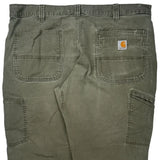 Carhartt Cargo Trousers - 40W 30L Green Cotton
