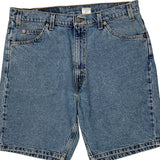 Levis Denim Shorts - 36W 13L Blue Cotton