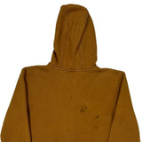 Age 8-10 Carhartt Spellout Hoodie - Small Brown Cotton