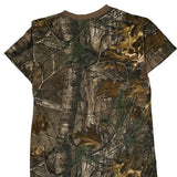 Hanes Camo T-Shirt - Medium Khaki Cotton