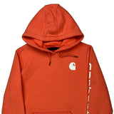 Carhartt Hoodie - Large Orange Cotton