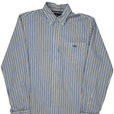 Ralph Lauren Striped Shirt - Medium Blue Cotton