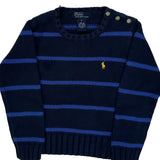Age 4 Polo By Ralph Lauren Striped Sweater - XS Navy Cotton