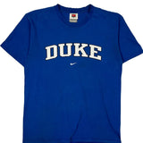 Duke Nike College T-Shirt - Medium Blue Cotton