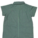 Age 28 Months Ralph Lauren Checked Bodysuit - 3XS Green Cotton