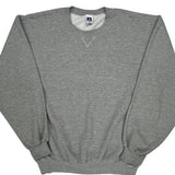 90'S Blank Made In USA Russell Athletic Sweatshirt - XL Grey Cotton