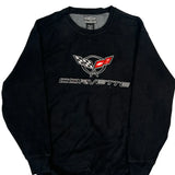 Corvette Steve And Barrys Graphic Sweatshirt - XL Black Cotton Blend