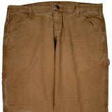 Wrangler Carpenter Pants - 38W 31L Brown Cotton