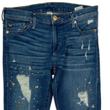 True Religion Skinny Jeans - 30W UK 8 Blue Cotton