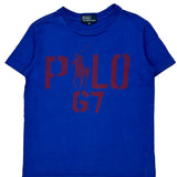 Age 6 Polo By Ralph Lauren T-Shirt - XS Blue Cotton