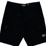 Ecko Unltd Cargo Shorts - 34W 12L Black Cotton
