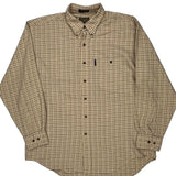 Chaps Ralph Lauren Checked Shirt - XL Beige Cotton