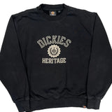 Dickies Graphic Sweatshirt - Large Black Cotton