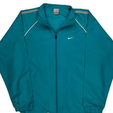 Nike Windbreaker - Large Green Polyester