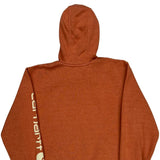 Carhartt Hoodie - Medium Orange Cotton Blend