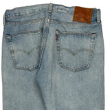 501 Levis Jeans - 34W 31L Light Wash Cotton